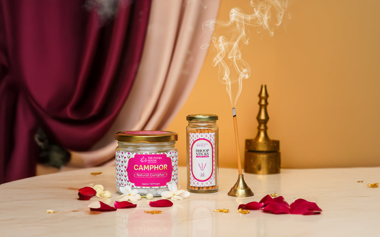 Camphor & Dhoop Sticks Combo – Purity & Aroma in Every Ritual