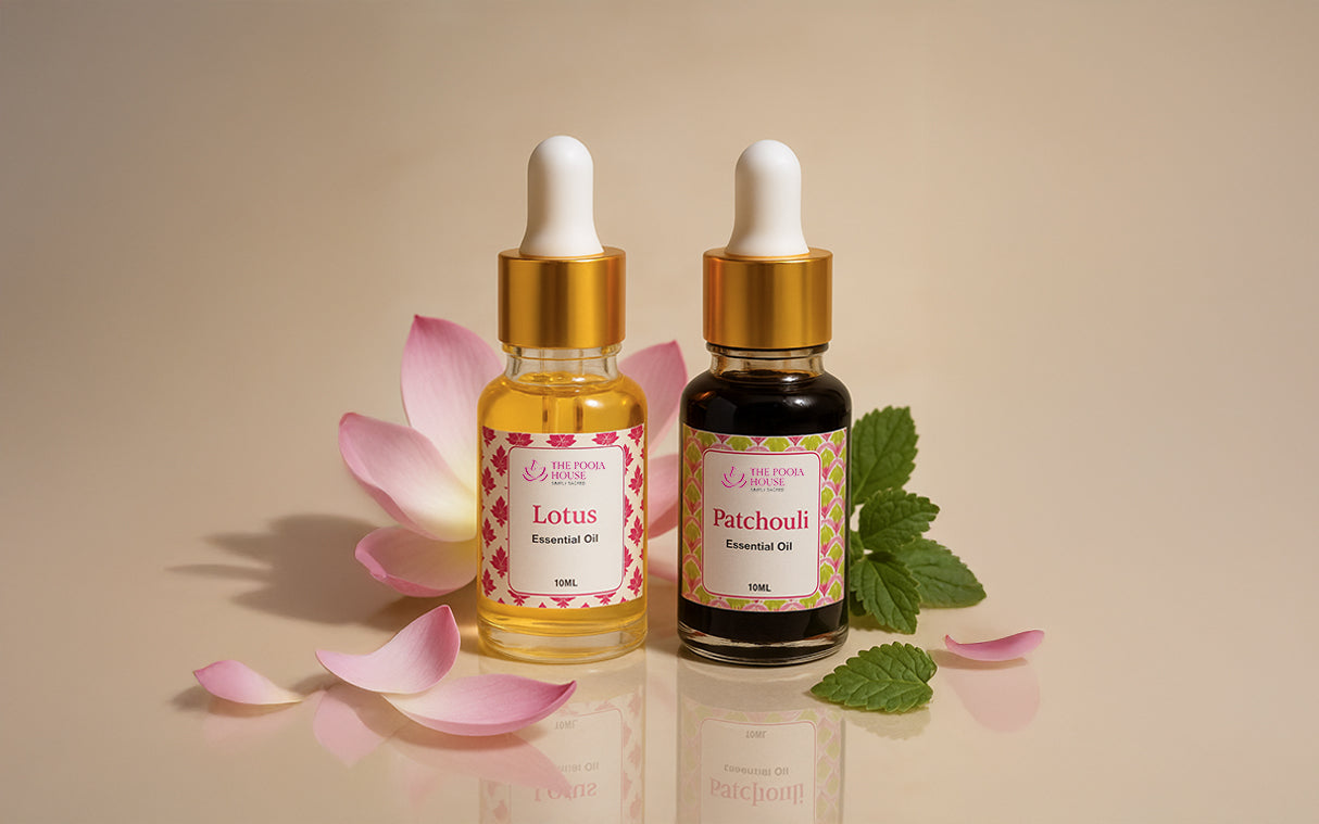 Essential Oil Combo – Lotus & Patchouli (10ml x 2)