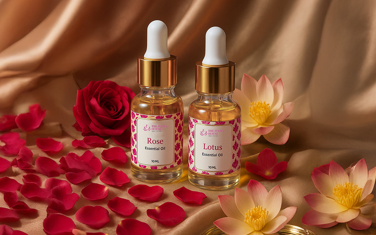 Essential Oil Combo – Rose & Lotus (10ml x 2)