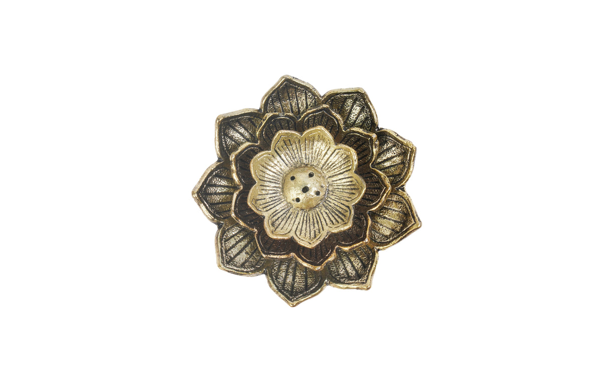 Golden Petal Lotus Burner