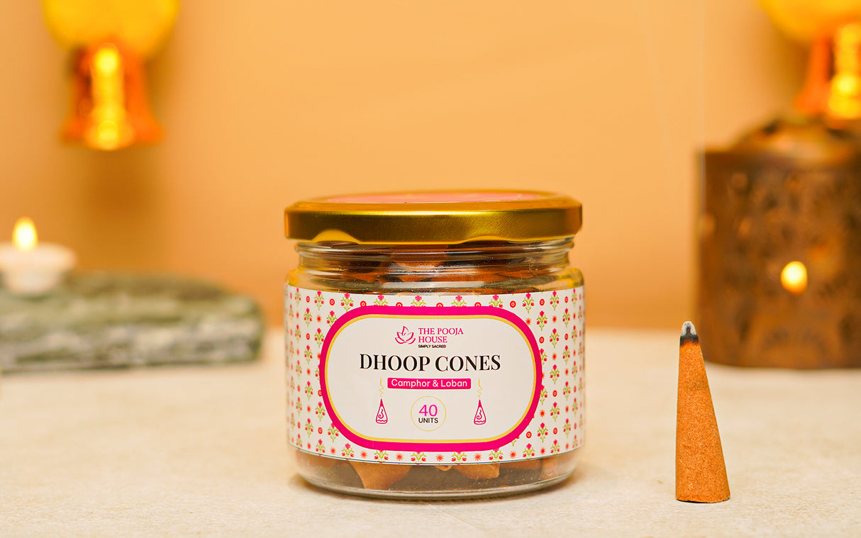 dhoop cones camphor and loban