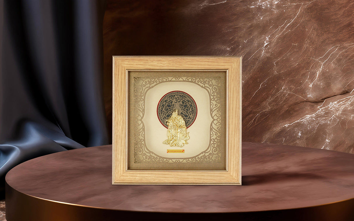 Radha Krishna Ji with Peacock