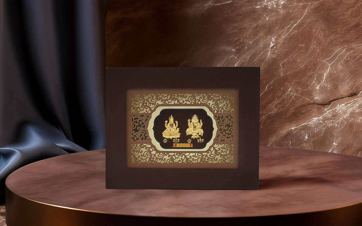 Laxmi Ganesh Pair Frame