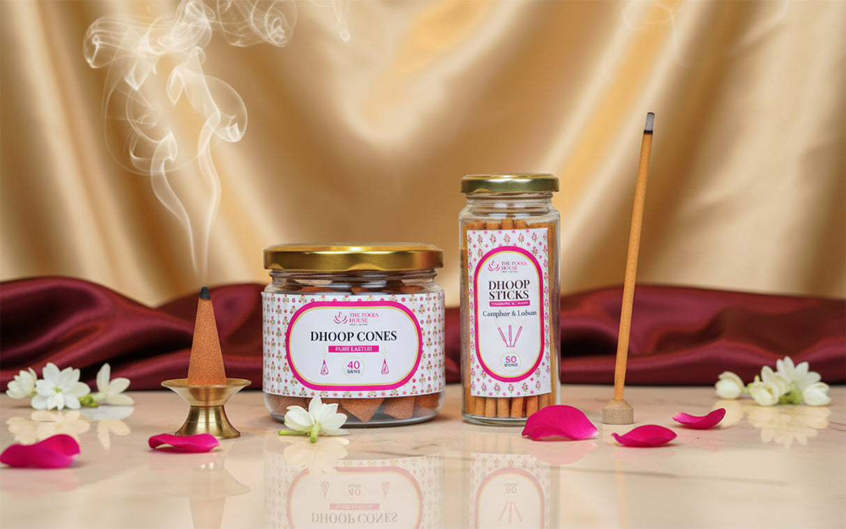 Dhoop Stick & Dhoop Cones Combo - With two Fragnance