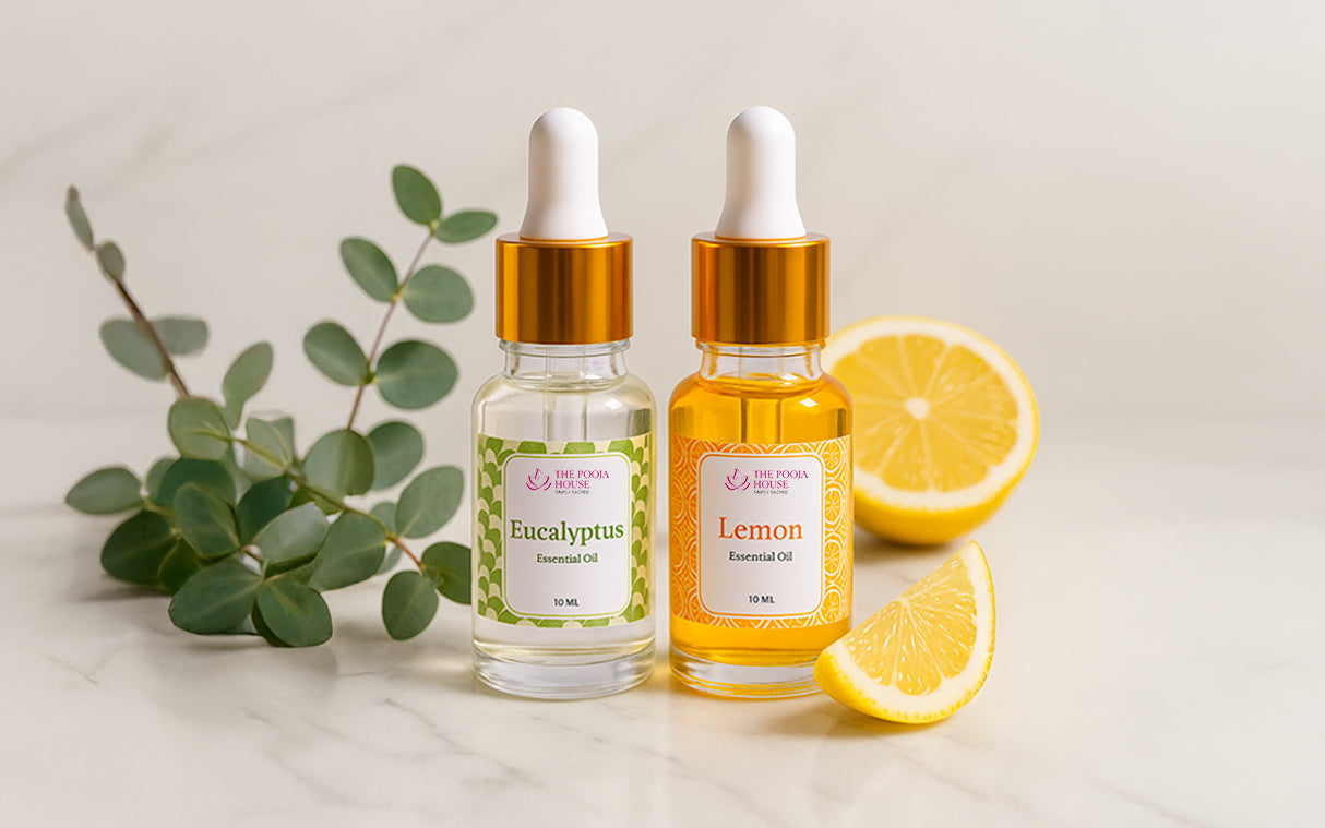 Essential Oil Combo – Eucalyptus & Lemon (10ml x 2)