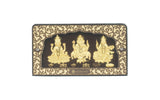 Laxmi, Ganesh & Saraswati Carving Trio Frame